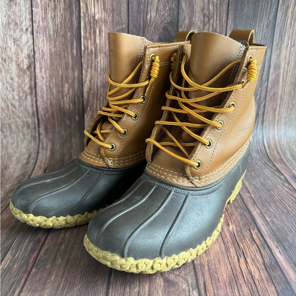 L.L. Bean Women's Tan/Brown Bean Boots 8M